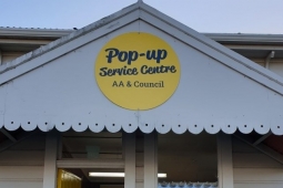 Pop up service centre
