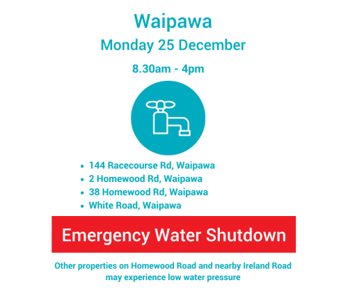 25 Dec 2023 Emergency Water Shutdown