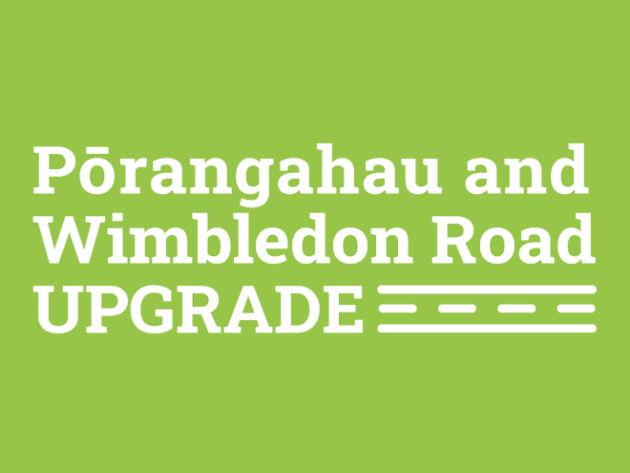 Pōrangahau and Wimbledon Road Upgrades